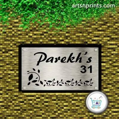 made to order Parekh Gujarati Name Plate for home order Now at Rs 1900